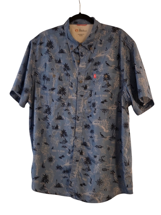 Reel Legends Other - The American Outdoorsman "Born to Roam" Fishing Shirt - Size XXL - Excellent Con
